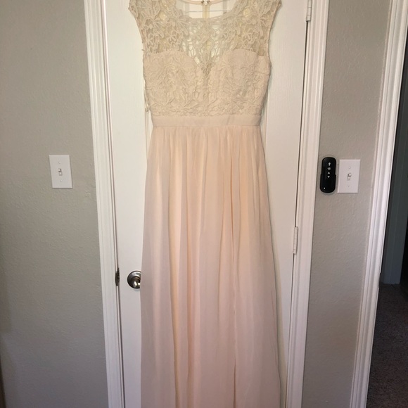 Cream formal dress - Picture 4 of 4